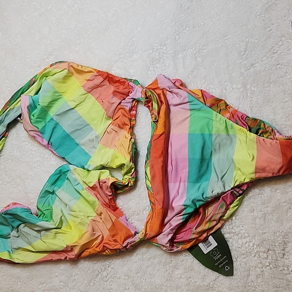 Farm Rio One-Piece Vibrant Multicolor Swimsuit Size Small - Picture 7 of 16